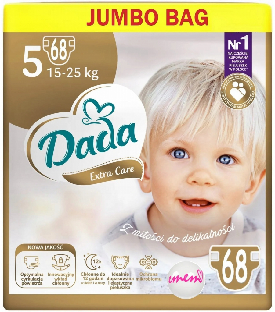 DADA Extra Care 5 15-25 kg 68 ks