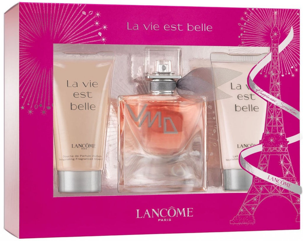 Lancôme La Vie Est Belle EDP 30 ml + sprchový gel 50 ml + tělové mléko 50 ml dárková sada