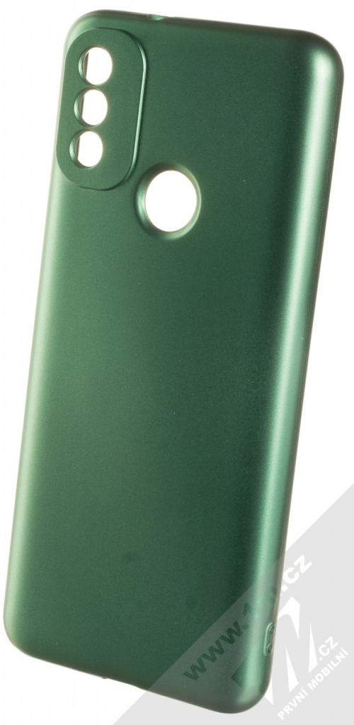 Pouzdro 1Mcz Metallic TPU ochranné Motorola Moto E20 zelené