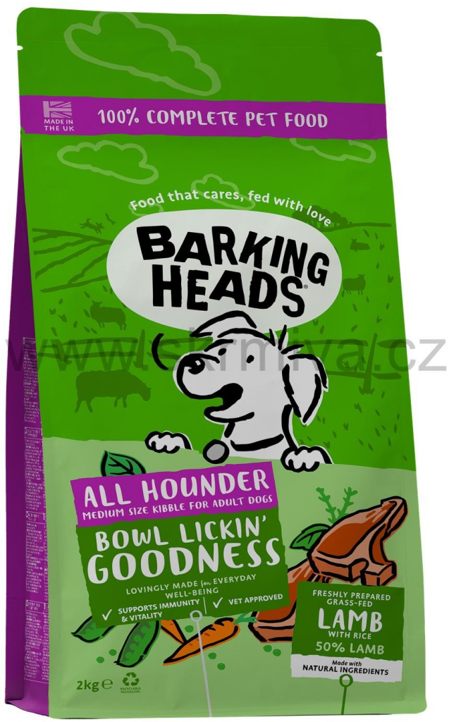 Barking Heads All Hounder Bowl Lickin Good Lamb 2 kg