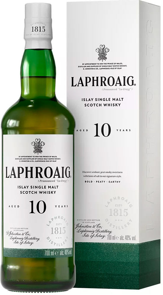 Laphroaig Single Malt 10y 40% 0,7 l (holá láhev)