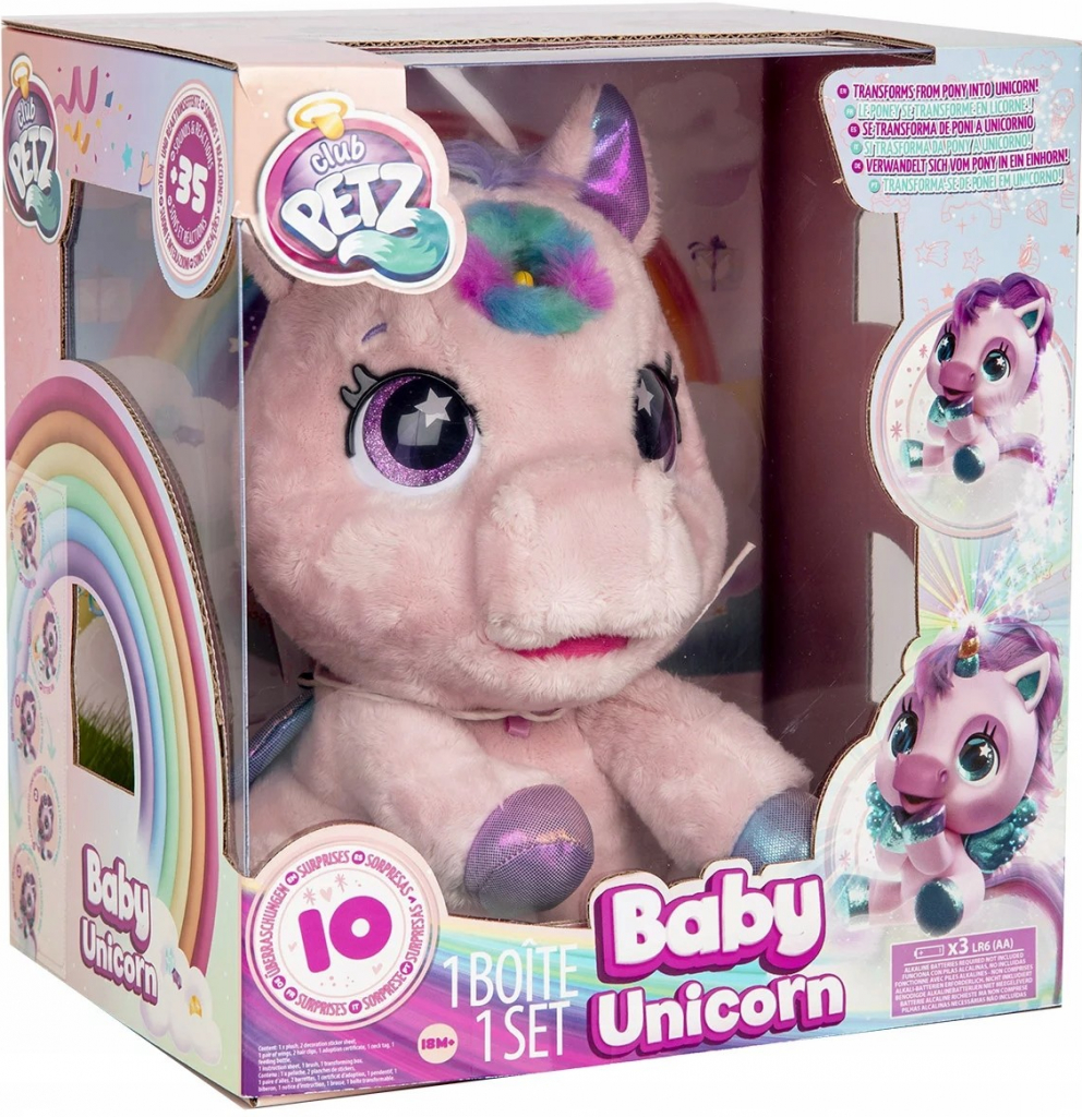 TM Toys My baby unicorn Můj jednorožec světle růžový