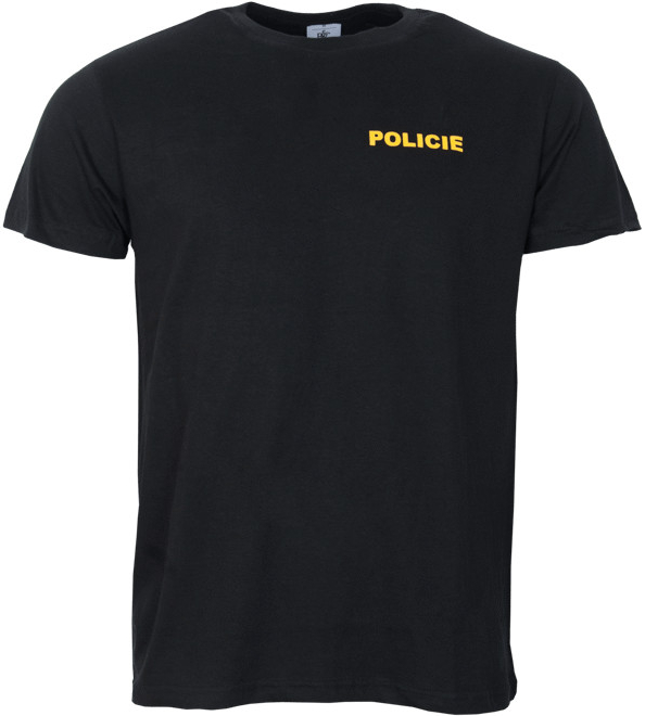 Tričko POLICIE černé