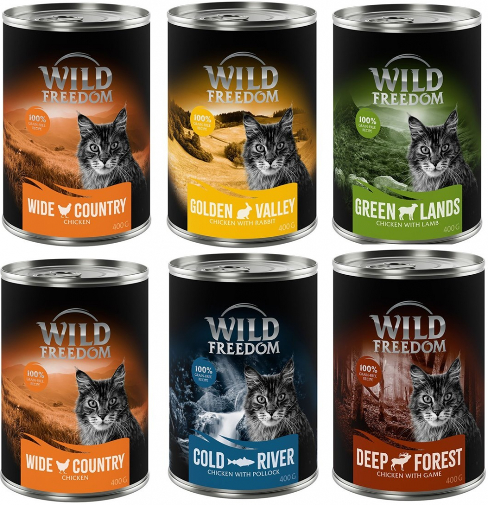 Wild Freedom Adult Smíšené balení 6 x 400 g