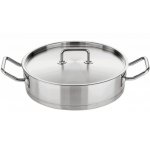 Fagor 978011629 nízký hrnec s poklicí Focus 28cm stříbrný