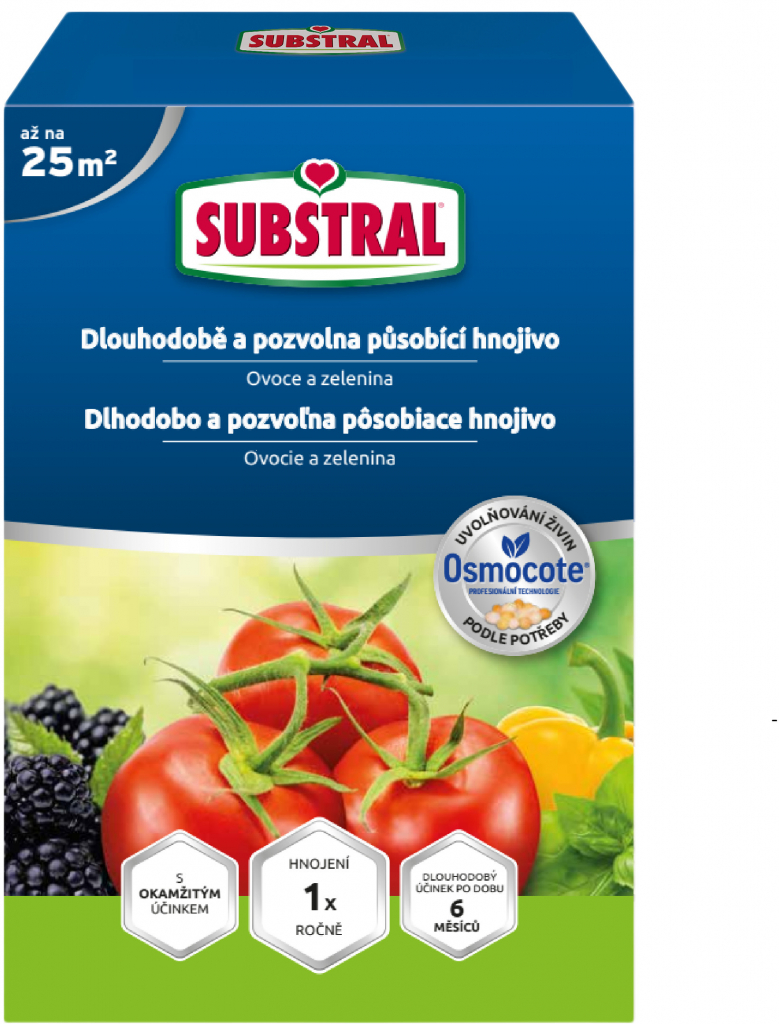 Substral Hnojivo s Osmocotem pro balkónové květiny 750 g