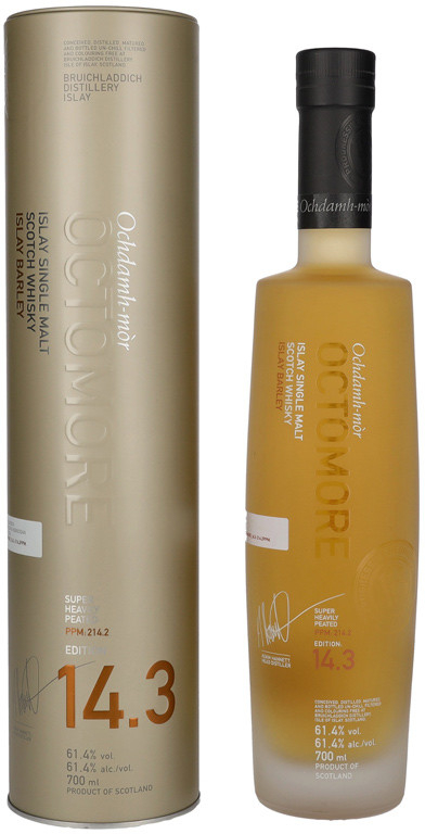 Bruichladdich Octomore 14,3 61,4% 0,7 l (tuba)