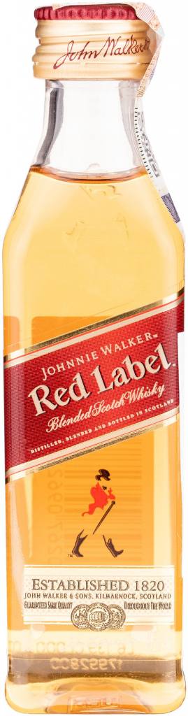 Johnnie Walker Red Label 40% 0,05 l (holá láhev)