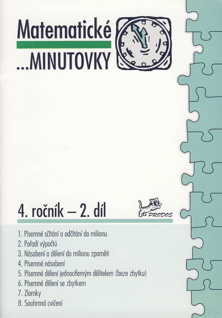 Matematické minutovky pro 4. ročník/ 2. díl - 4. ročník - Hana Mikulenková, Josef Molnár