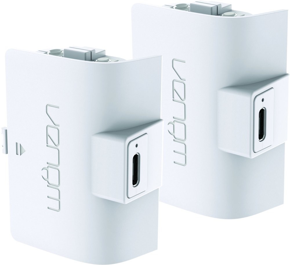 VENOM VS2874 Xbox Series S/X & One White High Capacity Twin Battery Pack + 3m kabel
