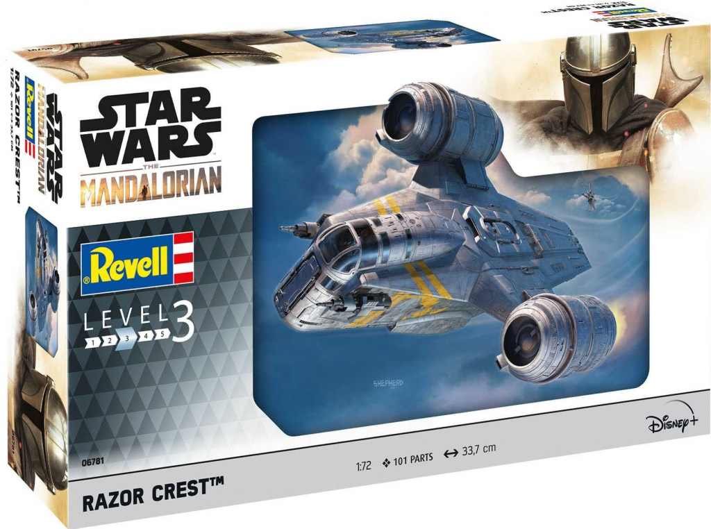 Revell Plastic ModelKit SW 06781 The Mandalorian: The Razor Crest 1:72