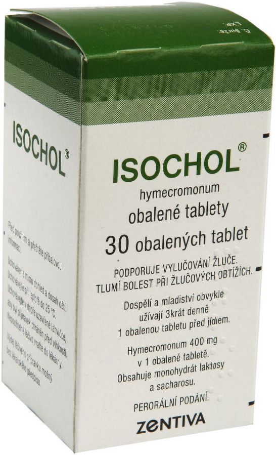 ISOCHOL POR 400MG TBL OBD 30