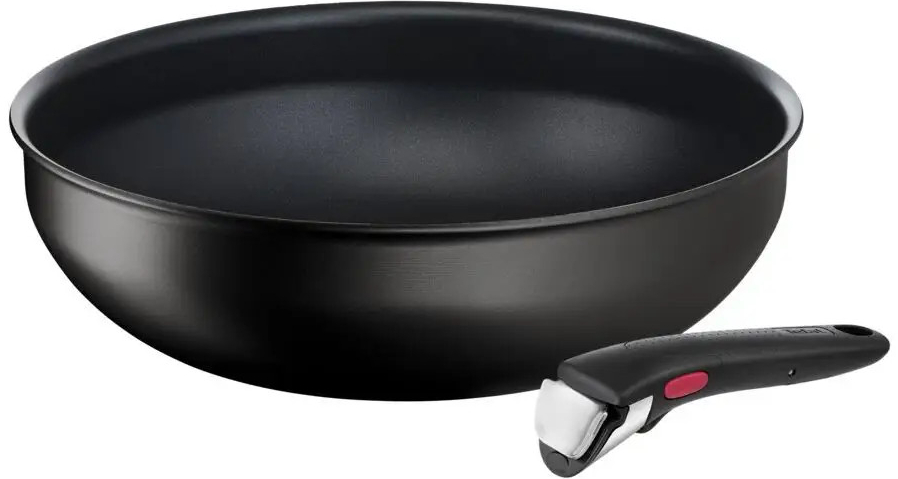 Tefal 2dílná sada pánev wok + 1 odnímatelná rukojeť Ingenio Eco Resist 26 cm