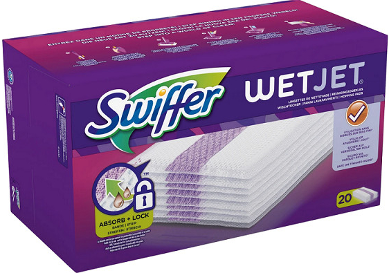 Swiffer Wetjet Hadřík na podlahy 20 ks