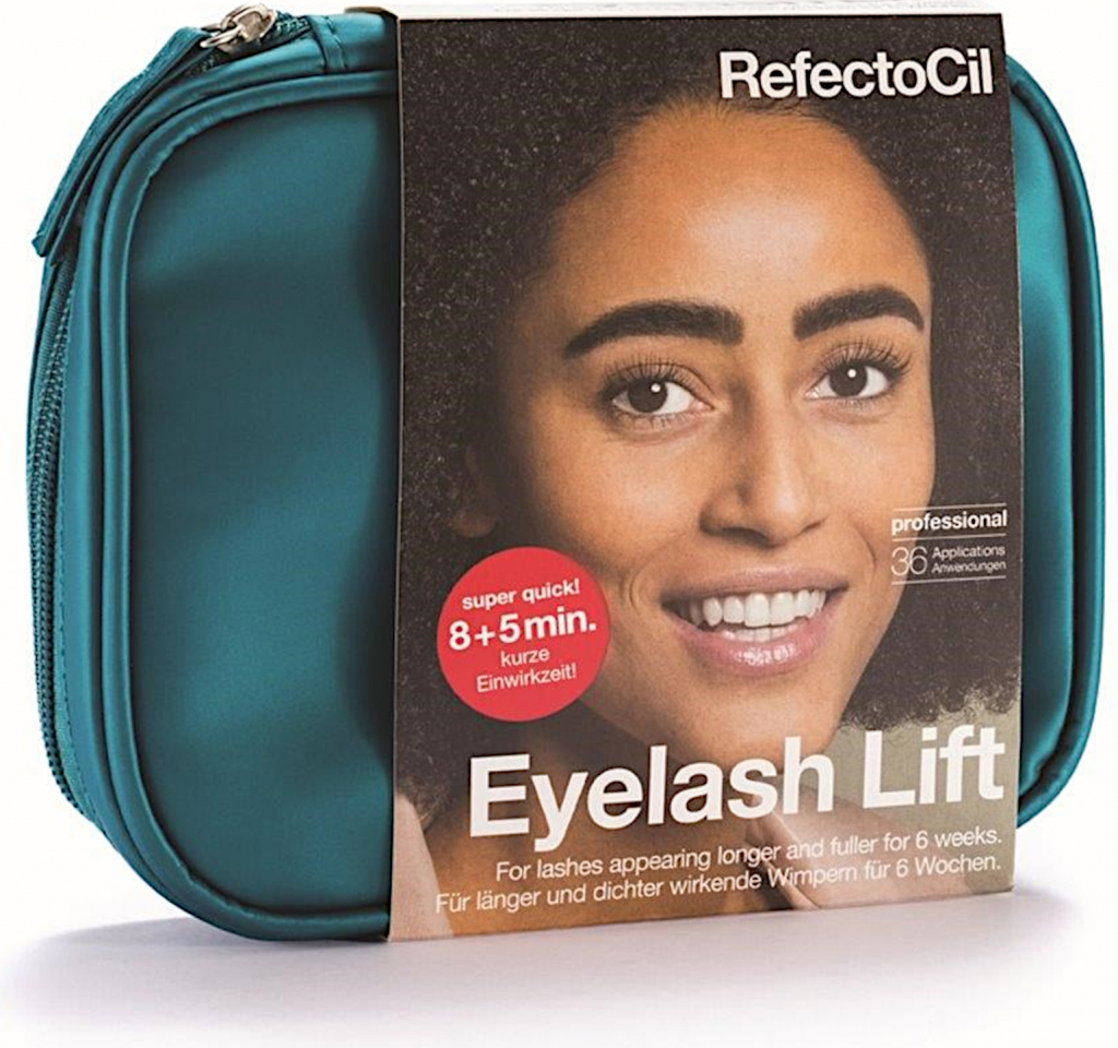 RefectoCil Eyelash Lift silikonové polštářky pod oči 6 ks + lepidlo 4 ml + Lashperm 2 x 3,5 ml + Neutralizator 2 x 3,5 ml + Rosewood tyčinka 1 ks + kosmetický štětec 2 ks + miska 2