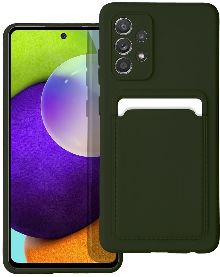 Pouzdro Forcell Card Case Samsung Galaxy A52 5G / A52 LTE 4G / A52S zelené