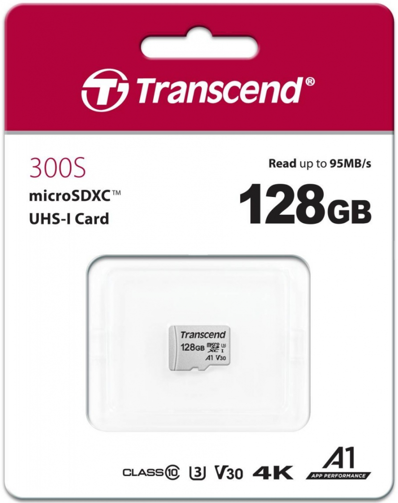 Transcend microSDXC 128 GB UHS-I U3 TS128GUSD300S