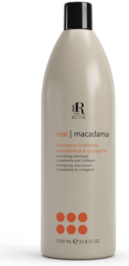 RR Macadamia Star šampon namáhané a matné vlasy 1000 ml