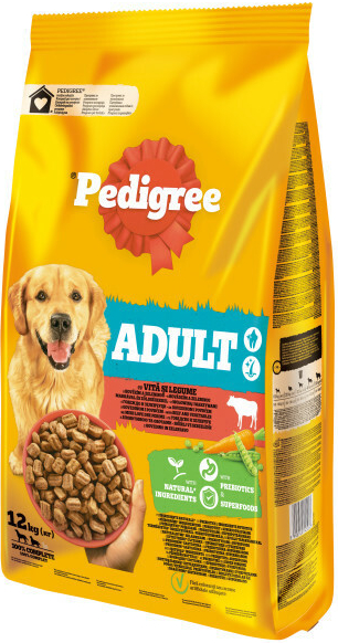 Pedigree Adult s hovězím masem a zeleninou pro velké a střední psy 12 kg