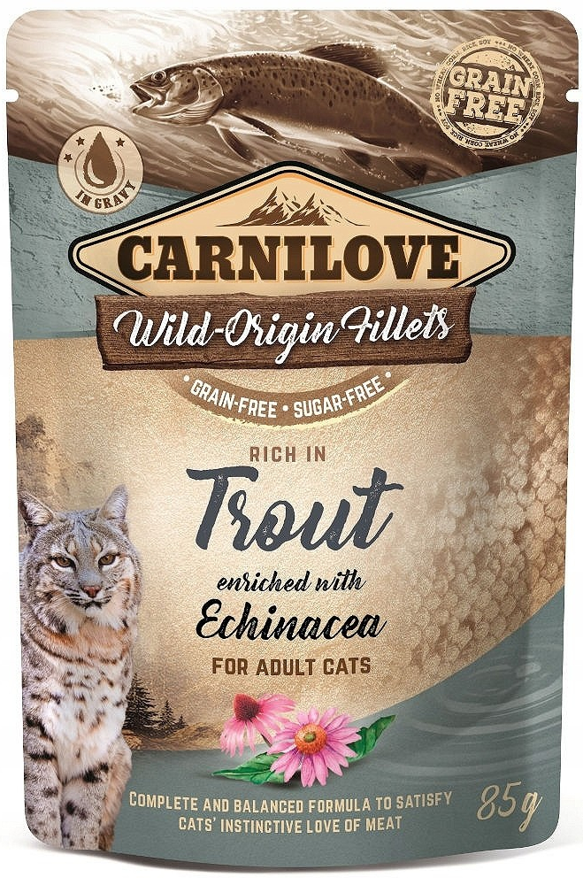 Carnilove Cat Pouch Trout Enriched & Echinacea 24 x 85 g