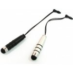 Stylus pro kapacitní displeje SJ3 se šňůrkou a zásuvkou do 3,5 mm konektoru - černý