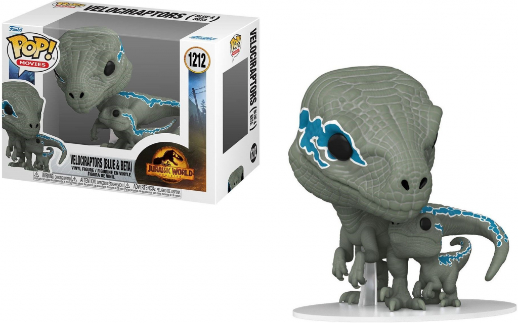 Funko Pop! Jurassic World Dominion Velociraptors Blue & Beta Movies 1212