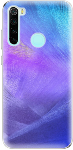 Pouzdro iSaprio - Purple Feathers - Xiaomi Redmi Note 8