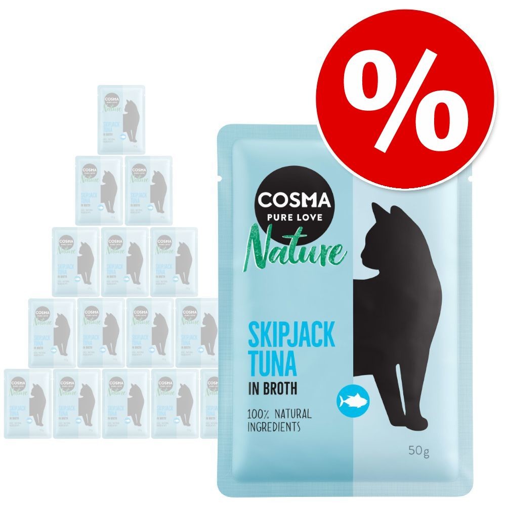 Cosma Nature tuňák pruhovaný 18 x 50 g