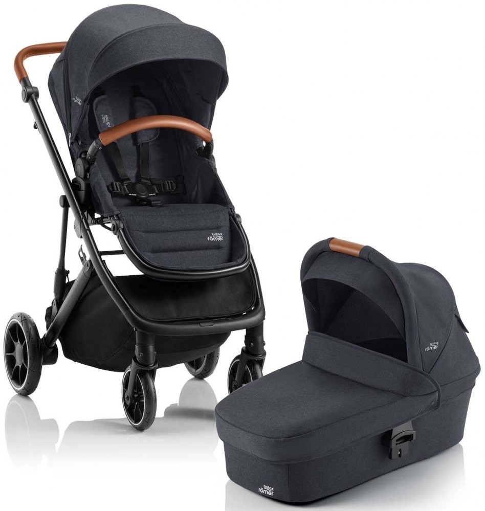 Britax Set Strider M + korba 2022 Black Shadow