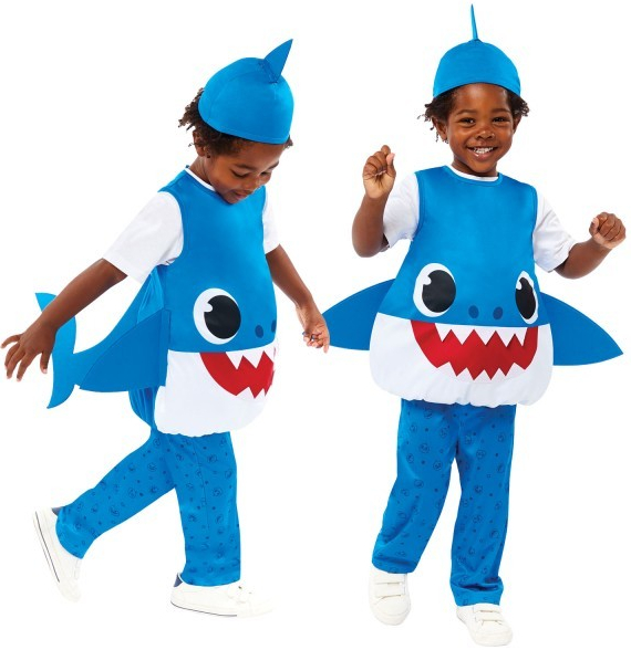 Amscan Baby Shark modrý nejmenší