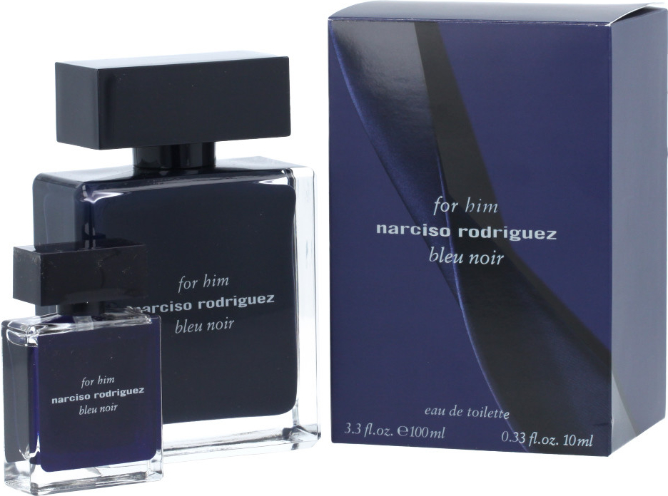 Narciso Rodriguez For Him Bleu Noir EDT 100 ml + EDT 10 ml dárková sada