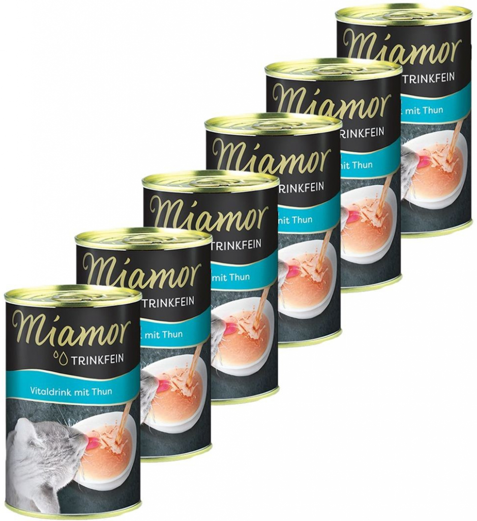 Miamor Vitaldrink nápoj pro kočky tuňák 6 x 135 ml