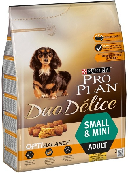 Purina Pro Plan Duo Délice Small Adult Chicken 2,5 kg