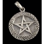 Stříbrné šperky, přívěsek Pentagram, KULTOVNÍ ŠPERK-priv31-