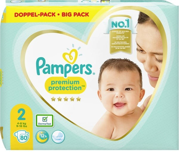 Pampers premium protection 2 80 ks