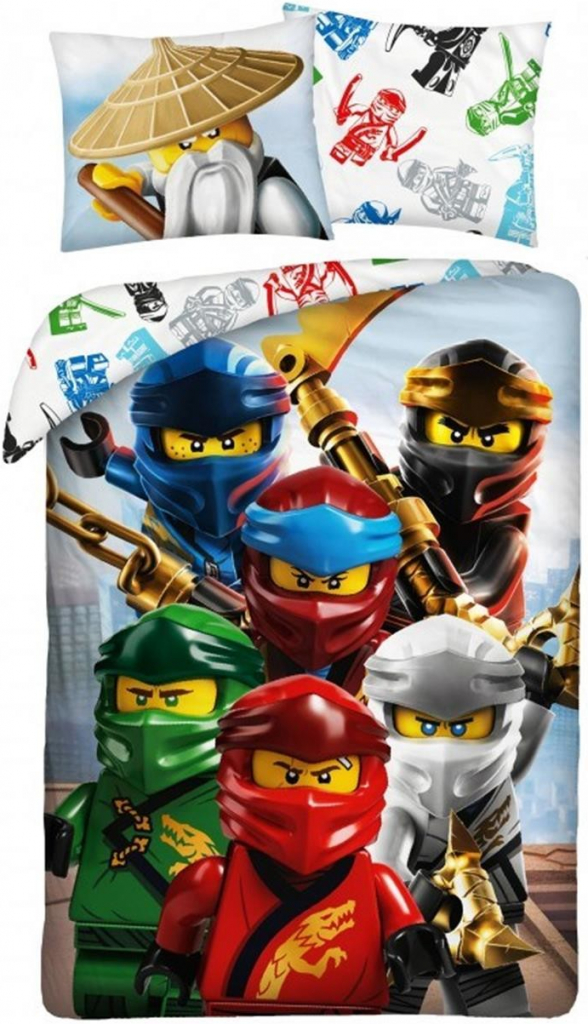 Halantex Lego Ninjago Bojovníci LEG-895BL 140x200 70x90