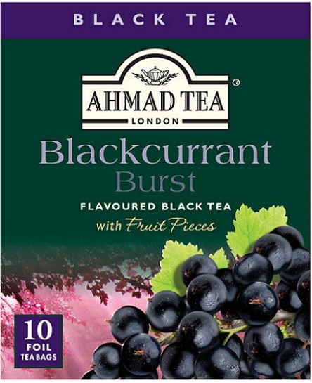 Ahmad Tea Černý čaj Blackcurrant Burst sáčků 10 x 2 g