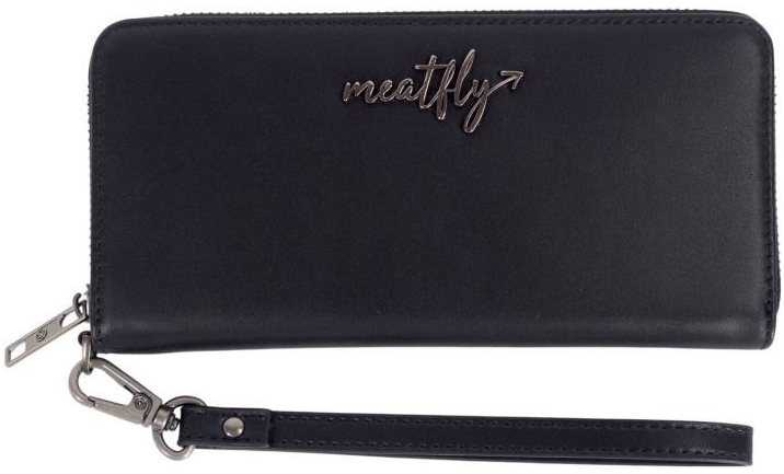 dámská Meatfly Leila Premium Leather Wallet 23/24 Black