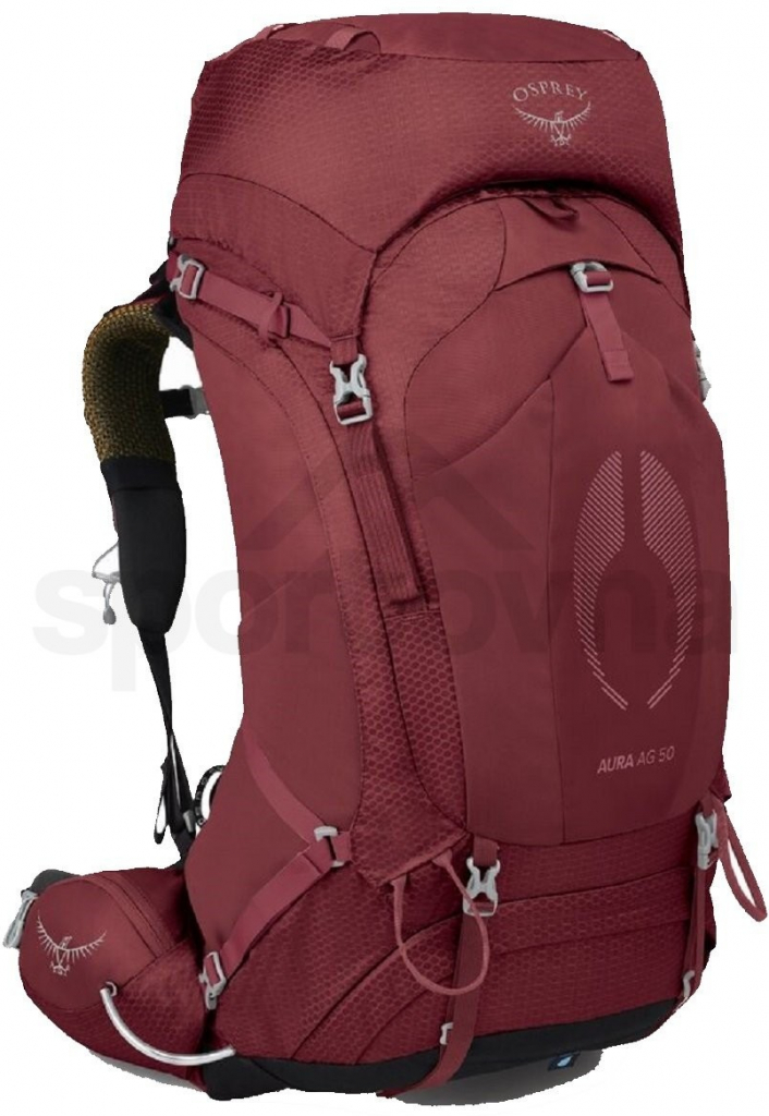 Osprey Aura AG III 50l berry sorbet red