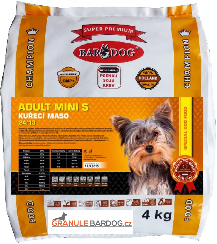 Bardog Adult Mini S 4 kg