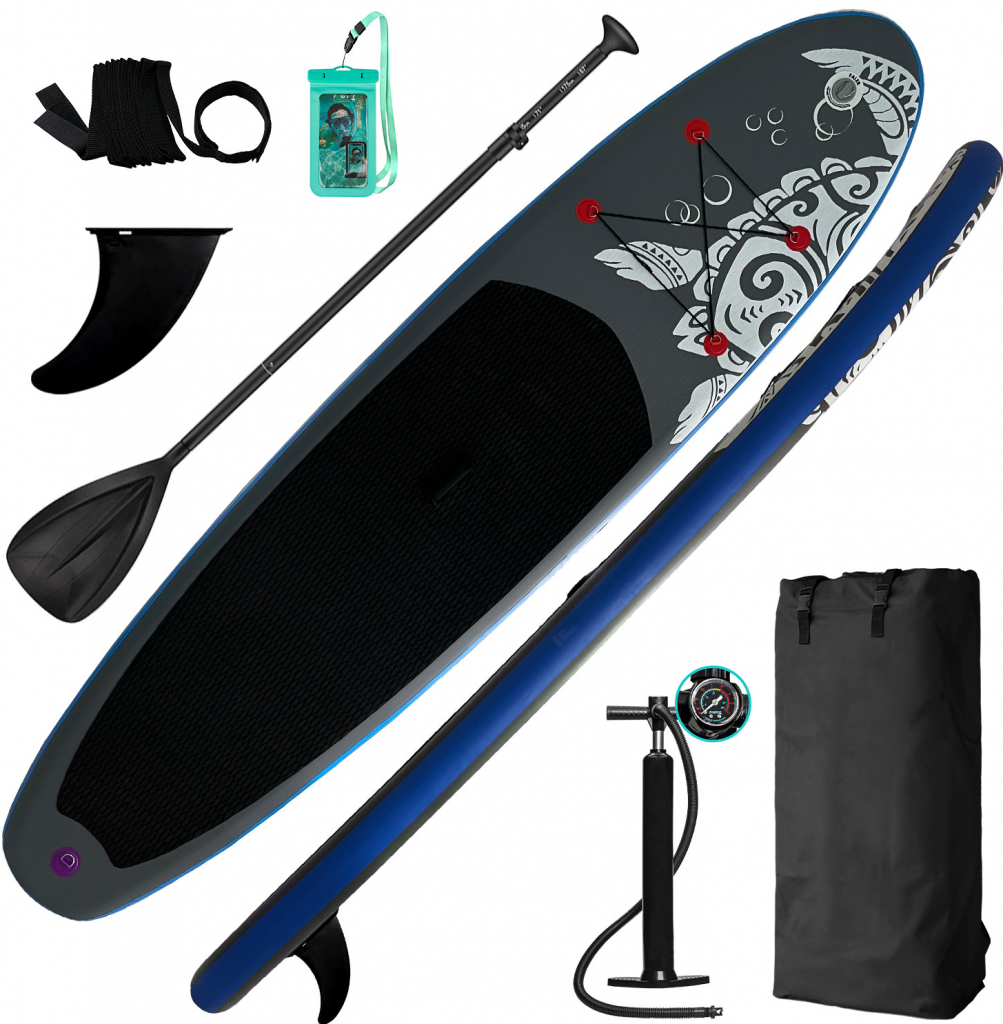 Paddleboard FunWater Black Turtle