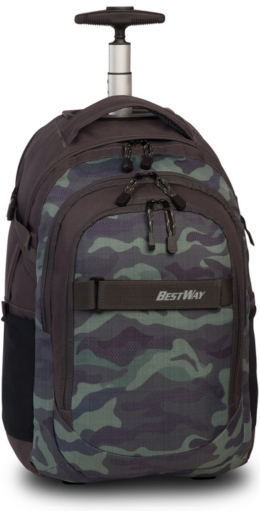 BestWay batoh na kolečkách 40244 2613 dark military