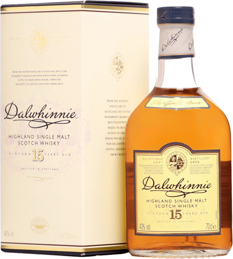 Dalwhinnie 15y 43% 0,7 l (karton)