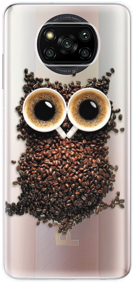 Pouzdro iSaprio - Owl And Coffee - Xiaomi Poco X3 Pro / X3 NFC