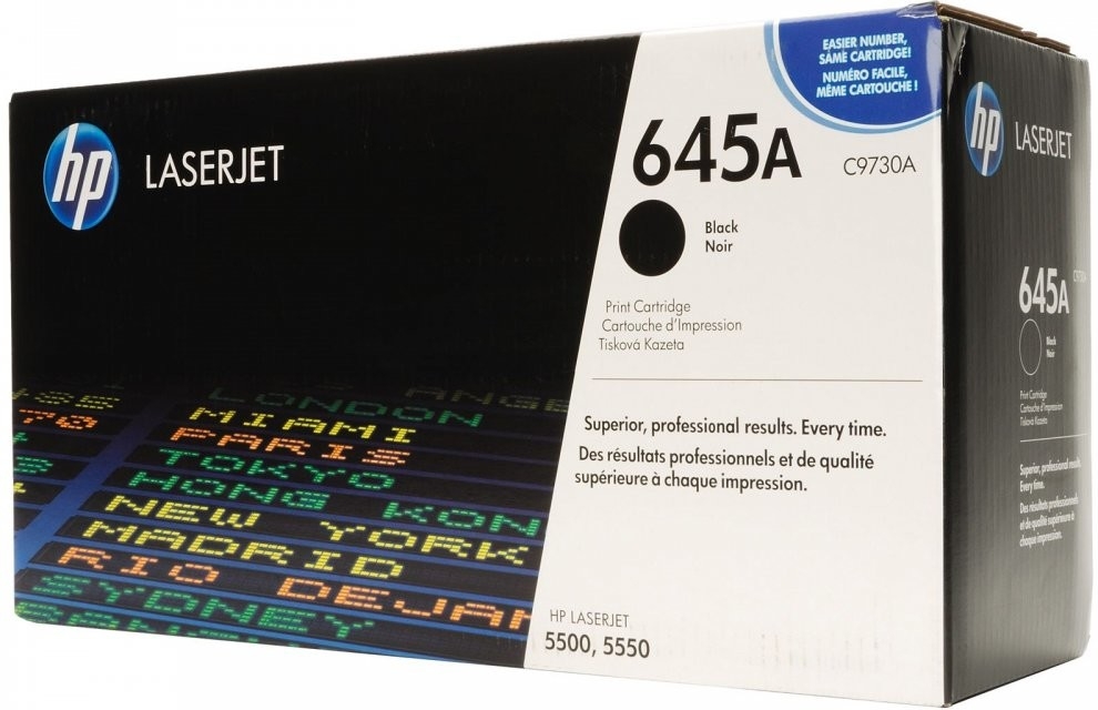 HP 645A originální tonerová kazeta černá C9730A