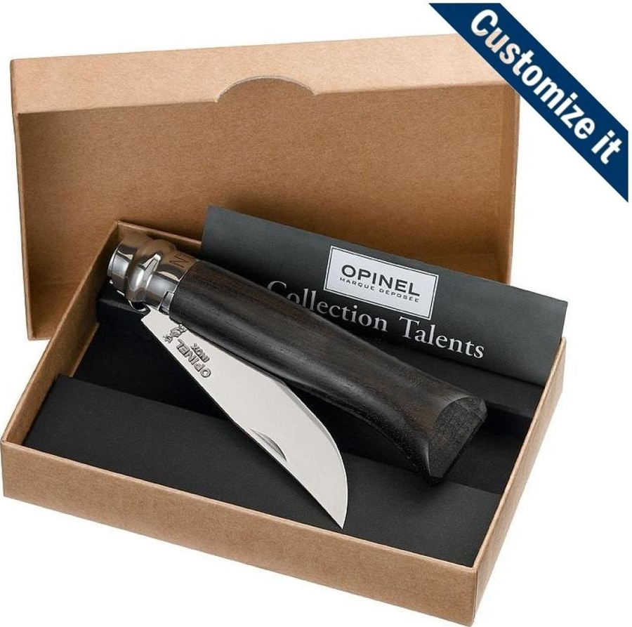 Opinel VR N°08 Inox Ebony 8,5 cm - ebenová rukojeť