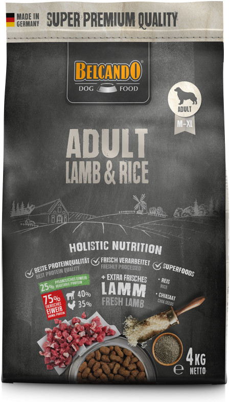 Belcando Adult Lamb & Rice 4 kg