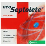 Krka Neoseptolete Duo Menthol 18 pastilek