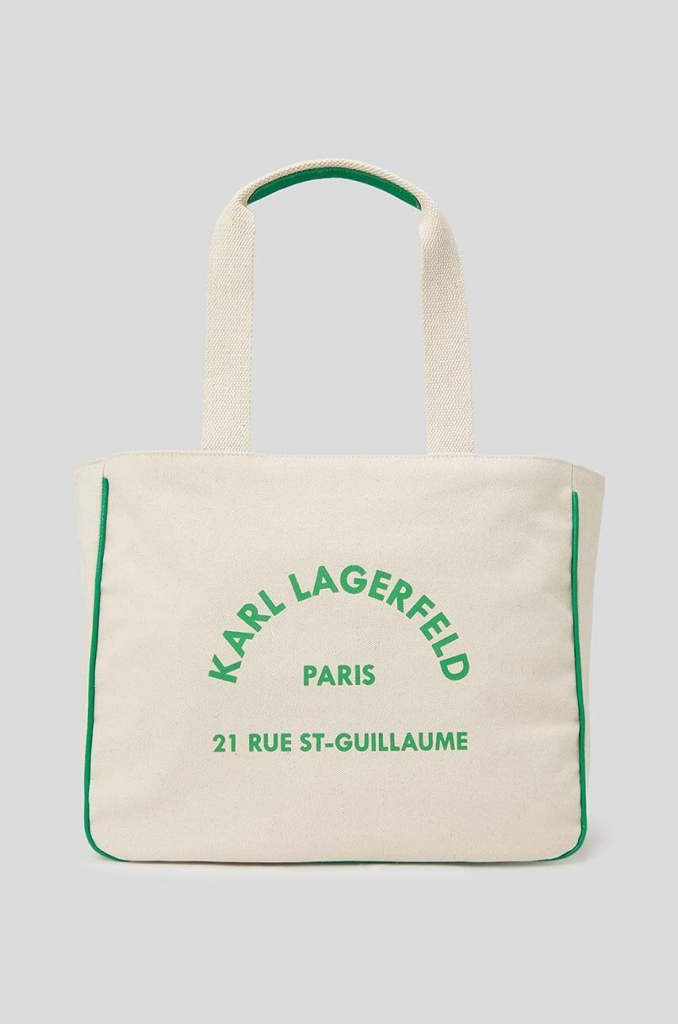 Karl Lagerfeld kabelka béžová