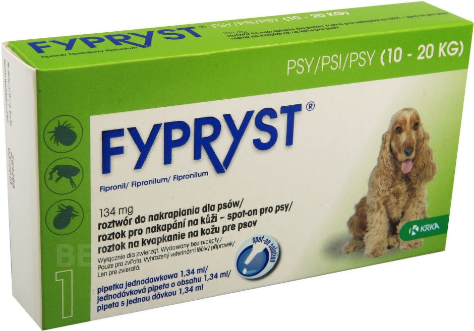 Fypryst Spot-on Dog M 10-20 kg 1 x 1,34 ml